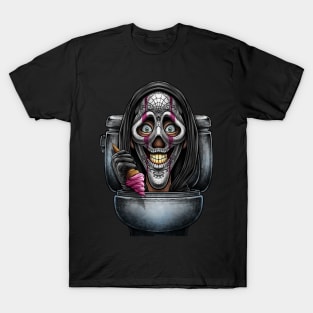 Horror toilet Monster #13 T-Shirt